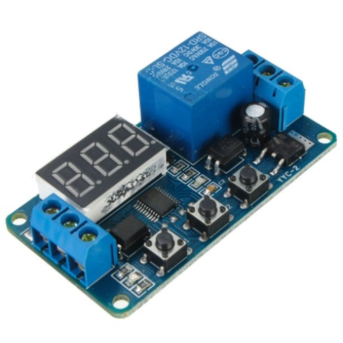 12V LED Display Digital Programmable Timer Timing Relay Module Self-lock Switch 12V LED Display Digital Programmable Timer Timing Relay Module Self-lock Switch